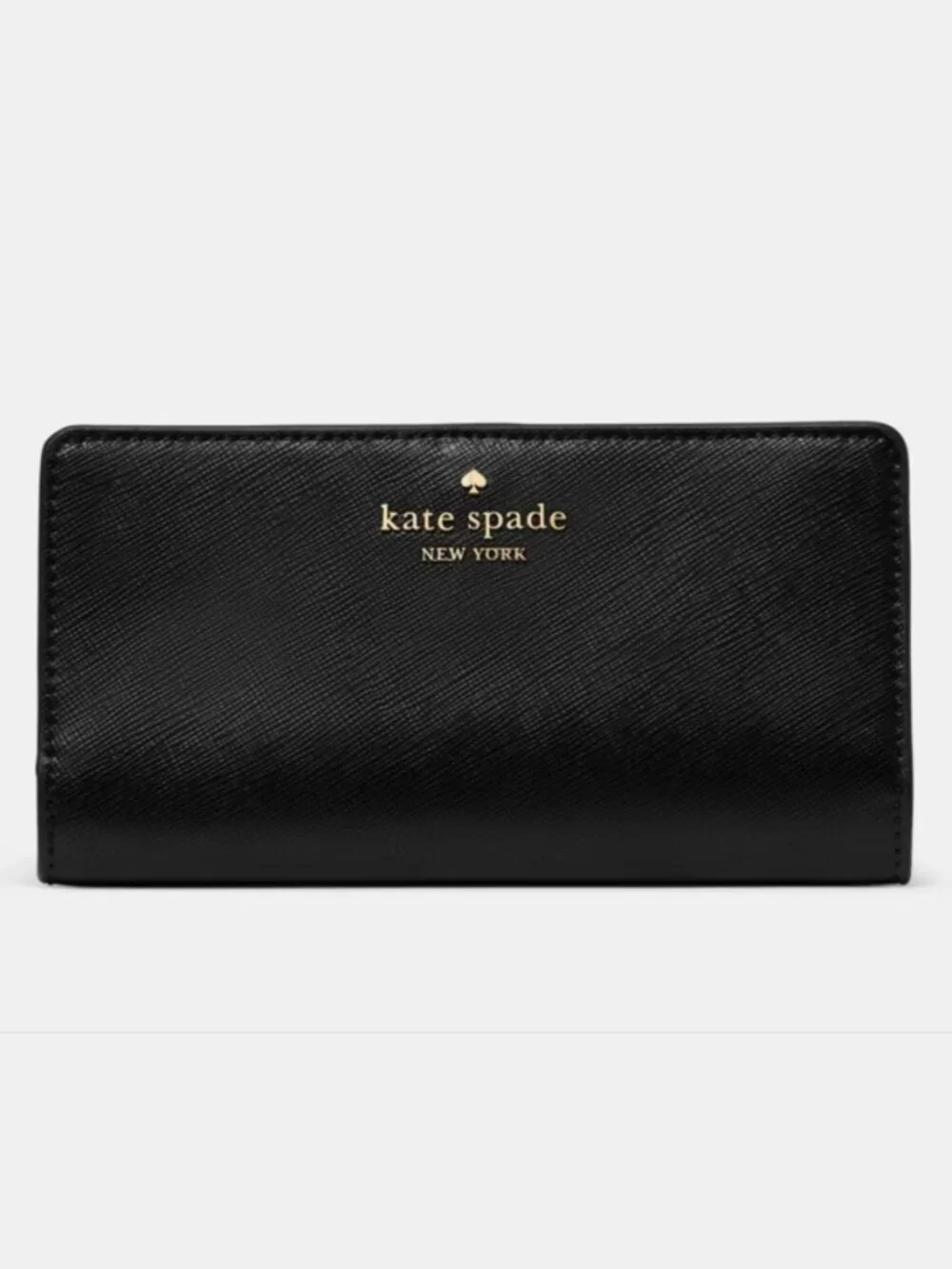 Kate Spade Black Pebbled Leather Wallet